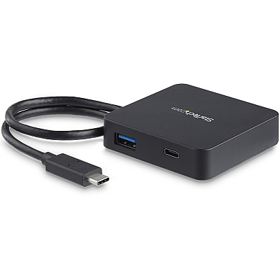 StarTech Usb C Adapter - Usb-c Multiport Adapter For Laptops - 4k Hdmi - Gbe - Usb-c - Usb-a - Usb 3.0 - Mobile Laptop Dock - Thunderbolt 3 Port Compatible (DKT30CHD)