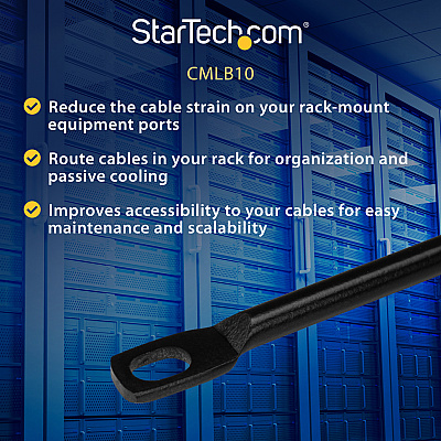 StarTech Lacing Bars Horizontal Cable (CMLB10)