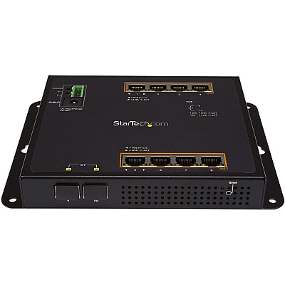 StarTech Industrial 8 + 2port Gigabit Poe+ Switch (IES101GP2SFW)