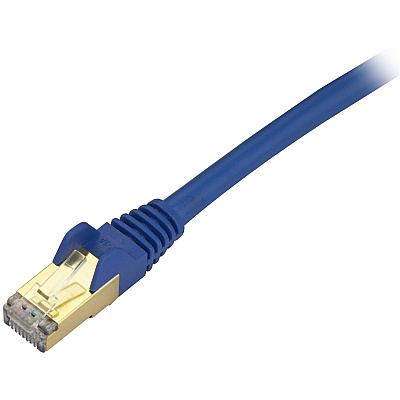 StarTech 20 Ft Cat6a Ethernet Cable - Stp Blue (C6ASPAT20BL)