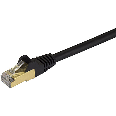 StarTech 20 Ft Cat6a Ethernet Cable - Stp Black (C6ASPAT20BK)