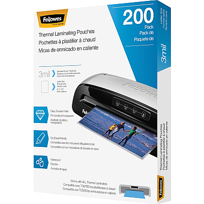 Fellowes Letter-Size Thermal Laminating Pouches (5743401)