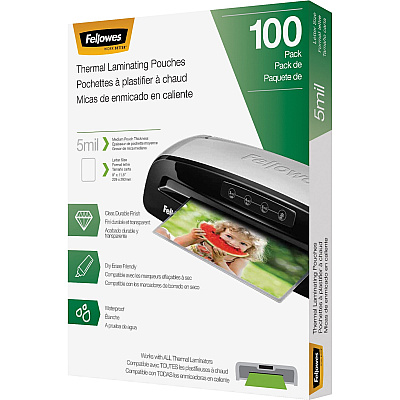 Fellowes Letter-Size Thermal Laminating Pouches (5743501)