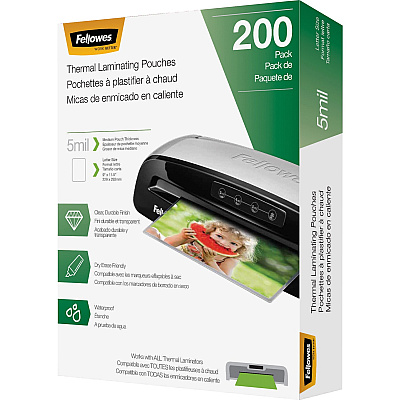 Fellowes Letter-Size Thermal Laminating Pouches (5743601)