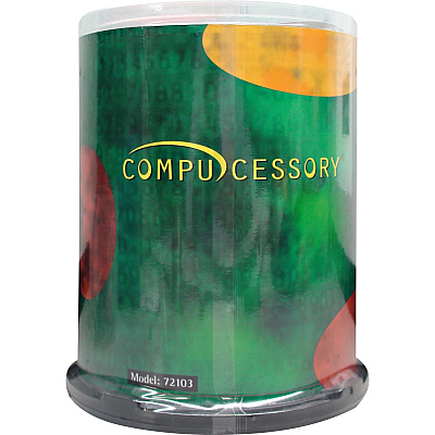 Compucessory DVD Recordable Media - DVD-R - 16x - 4.70 GB - 100 Pack (CCS72103)