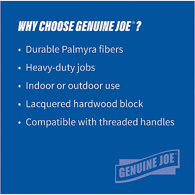 Genuine Joe 24" Push Broomhead (GJO99652)