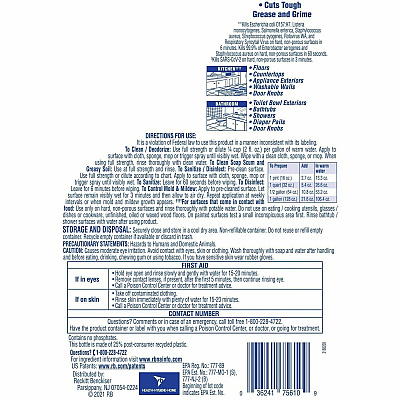 LYSOL Clean/Fresh Lemon Cleaner (RAC77617EA)