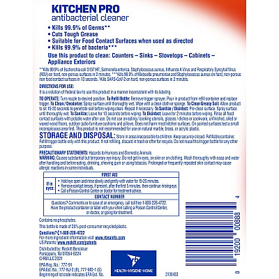 LYSOL Kitchen Pro Antibacterial Cleaner (RAC79556EA)