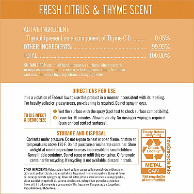 Seventh Generation Disinfectant Cleaner (SEV22980EA)