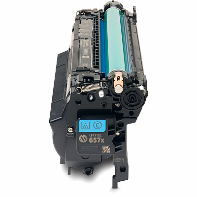 HP 657X (CF471X) Original High Yield Laser Toner Cartridge - Cyan - 1 Each
