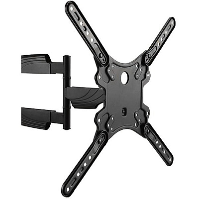StarTech Full Motion Tv Wall Mount - For 32" To 55" Monitors - Heavy Duty Steel - Tv Monitor Wall Mount - Articulating Arm - Vesa Wall Mount With Tilt / Swivel (FPWARTB1M)
