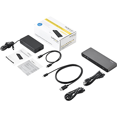 StarTech Thunderbolt 3 Dock - Dual 4k Dp - 85w Pd (TB3DK2DPPD)