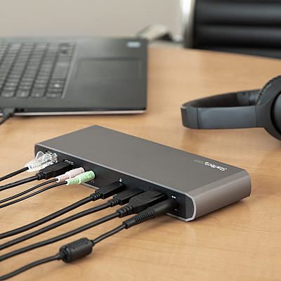 StarTech Thunderbolt 3 Dock - Dual 4k Dp - 85w Pd (TB3DK2DPPD)