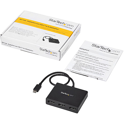 StarTech Usb-c To 3x Dp Multi Monitor Adapter Mst (MSTCDP123DP)