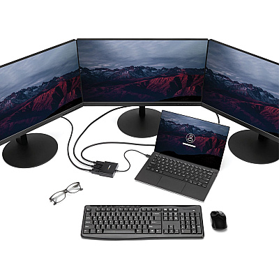StarTech Usb-c To 3x Dp Multi Monitor Adapter Mst (MSTCDP123DP)