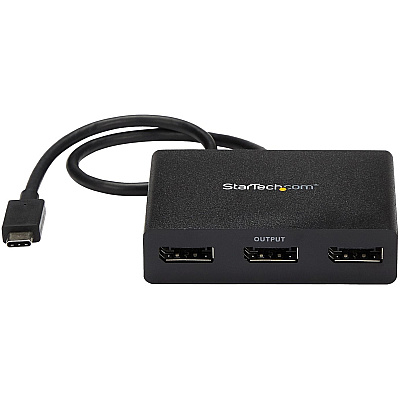 StarTech Usb-c To 3x Dp Multi Monitor Adapter Mst (MSTCDP123DP)