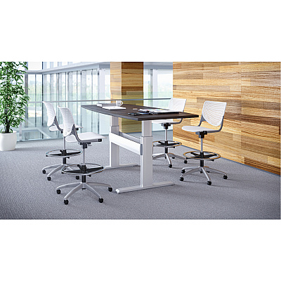 KFI Kool Collection 2300 Armless Stool with Casters (DS2300P08)