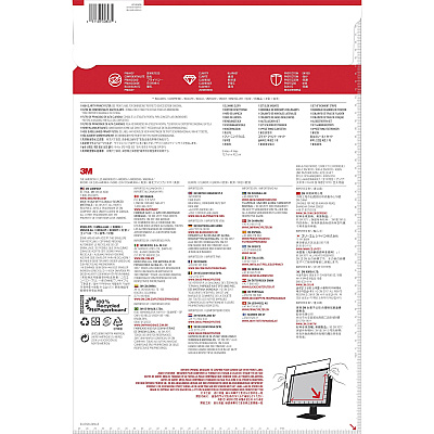 3M High Clarity Privacy Filter Black, Glossy (MMMHC240W9B)