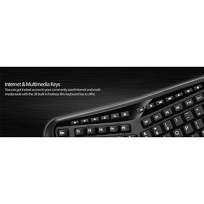 Adesso Tru-form Ergo Usb Touchpad Keyboard (AKB450UB)