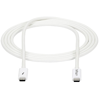 StarTech Thunderbolt 3 Cable 2m 20gbps White (TBLT3MM2MW)