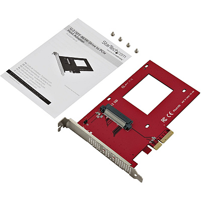 StarTech Adapter, U.2 To Pcie - 2.5" U.2 Nvme Ssd (PEX4SFF8639)