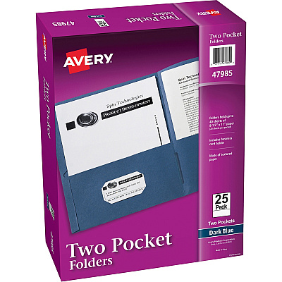 Avery Letter Pocket Folder (AVE47985CT)