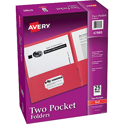 Avery Letter Pocket Folder (AVE47989CT)