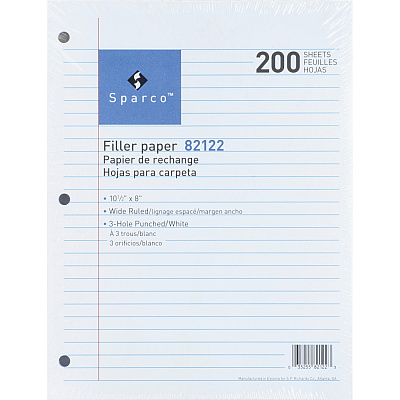 Sparco 3HP Filler Paper (SPR82122BD)