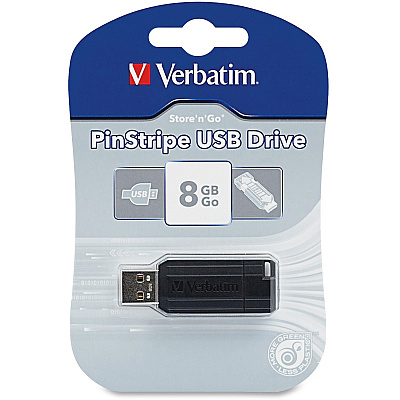Verbatim PinStripe USB Flash Drives (VER49062BD)
