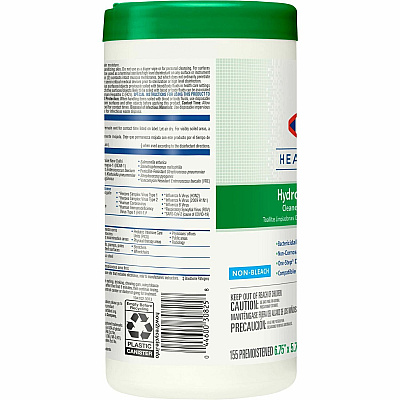 Clorox Healthcare Hydrogen Peroxide Cleaner Disinfectant Wipes (CLO30825)