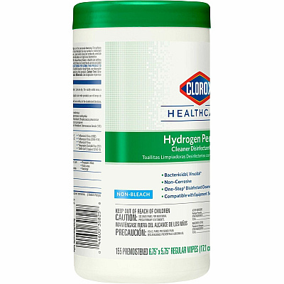 Clorox Healthcare Hydrogen Peroxide Cleaner Disinfectant Wipes (CLO30825)