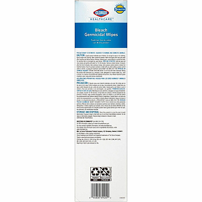 Clorox Healthcare Bleach Germicidal Wipes (CLO31424)
