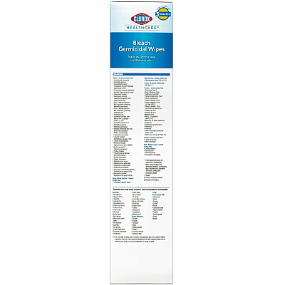 Clorox Healthcare Bleach Germicidal Wipes (CLO31424)