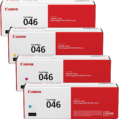 Canon 046 Original Standard Yield Laser Toner Cartridge - Yellow - 1 Each (CNMCRTDG046Y)