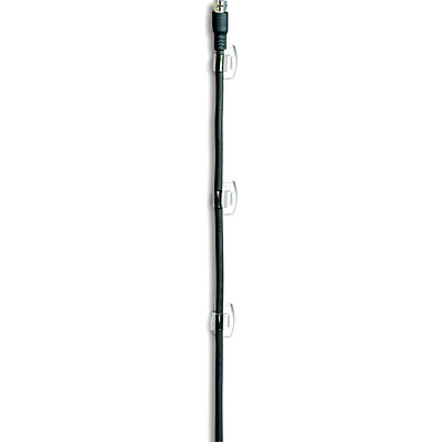 Command Round Cord Clips with Clear Strips (MMM17017CLRES)