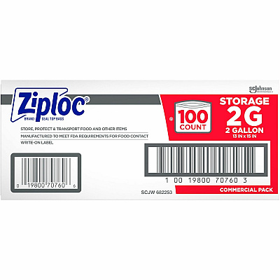 Ziploc 2-Gallon Storage Bags (SJN682253)