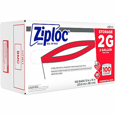 Ziploc 2-Gallon Storage Bags (SJN682253)