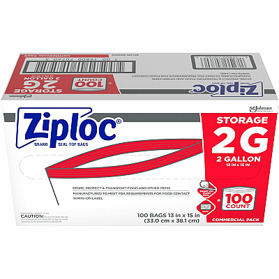 Ziploc 2-Gallon Storage Bags (SJN682253)