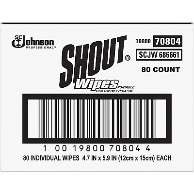 Shout Wipes Instant Stain Remover (SJN686661)