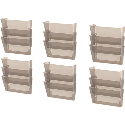 Storex Stacking Wall Pocket Set (STX70246U06C)
