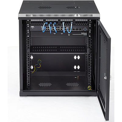 StarTech 12u Wall Mount Network Cabinet 20in Deep (RK1224WALHM)