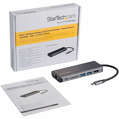 StarTech Usb C Multiport Adapter 4k Hdmi - Sd/pd (DKT30CSDHPD)