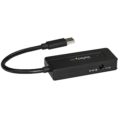 StarTech 4 Port Usb 3.0 Hub (5gbps) - Mini Hub With Charge Port - Includes Power Adapter (ST4300MINI)
