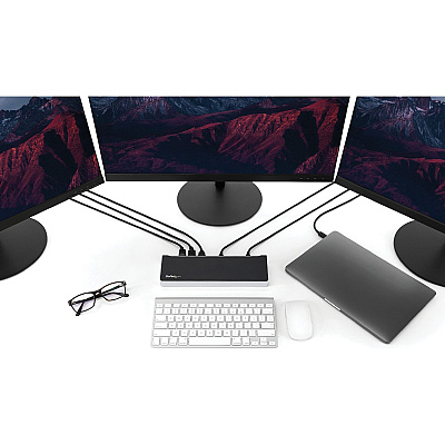 StarTech Dock - Usb-c - Triple 4k - 60w Pd (DK30CH2DPPD)