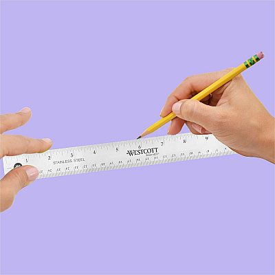 Westcott Stainless Steel Rulers (ACM10415BX)