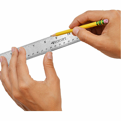 Westcott Stainless Steel Rulers (ACM10417BX)