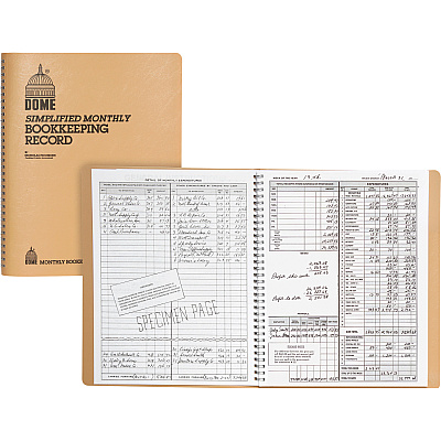 Dome Bookkeeping Record Book (DOM612BD)