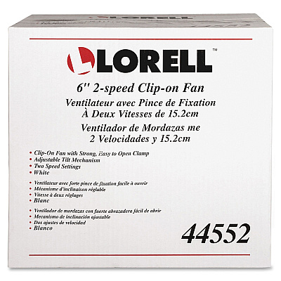 Lorell Clip-On Personal Fans (LLR44552BD)
