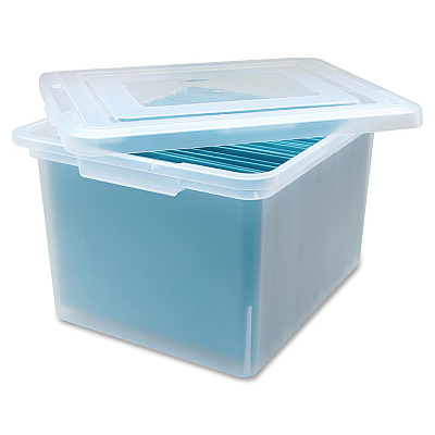Lorell Stacking File Boxes (LLR68925BD)