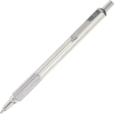 Zebra STEEL 7 Series F-701 Retractable Ballpoint Pen (ZEB29411BX)